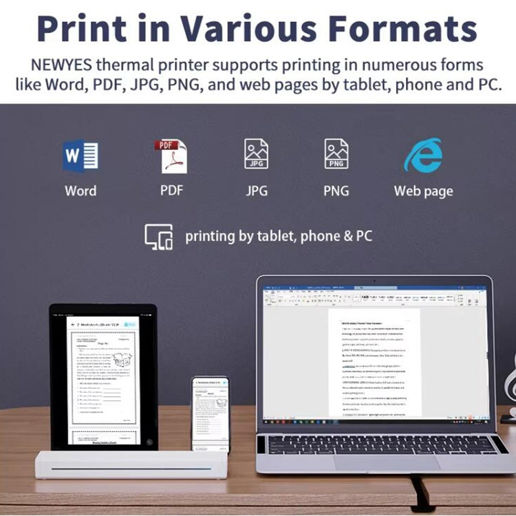 A41 203DPI Portable Tattoo Printer Office Study Bluetooth HD Thermal Printer