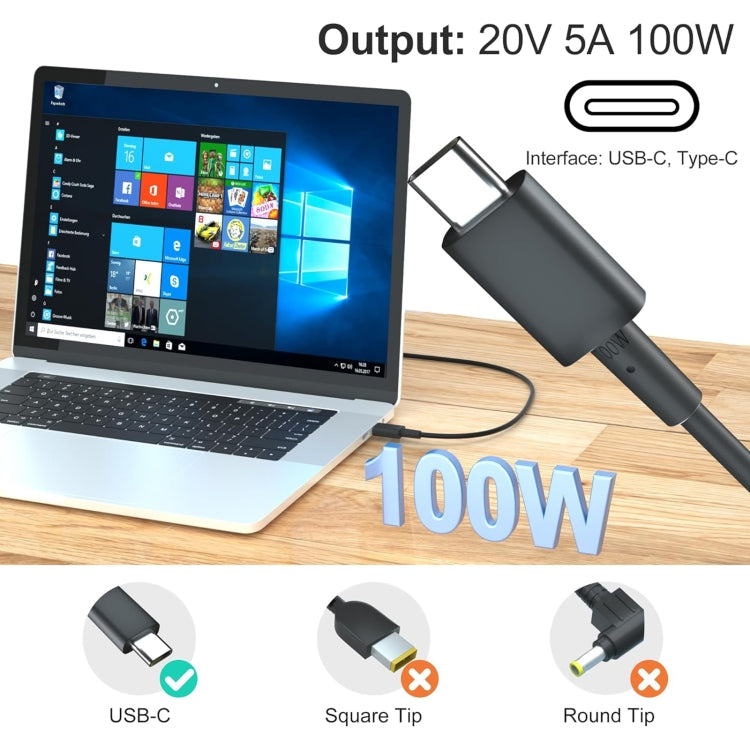 100W 20V 5A USB Type-C Plug Laptop Notebook Power Adapter For ASUS