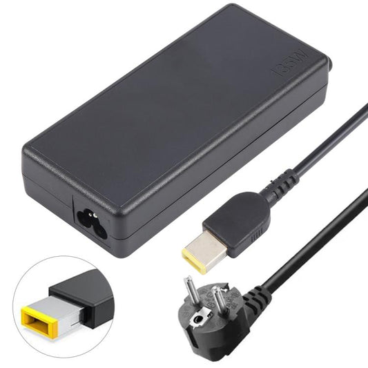135W 20V 6.75A Laptop Notebook Power Adapter with Big Square USB Port For Lenovo Thinkpad / ThinkBook / Xiaoxin, EU Plug, US Plug, UK Plug, AU Plug
