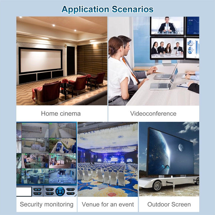 30m HDTV to RJ45 ABS Material Network Cable Extender