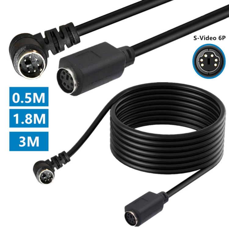 Mini DIN 6 Pin Core Extension Cable