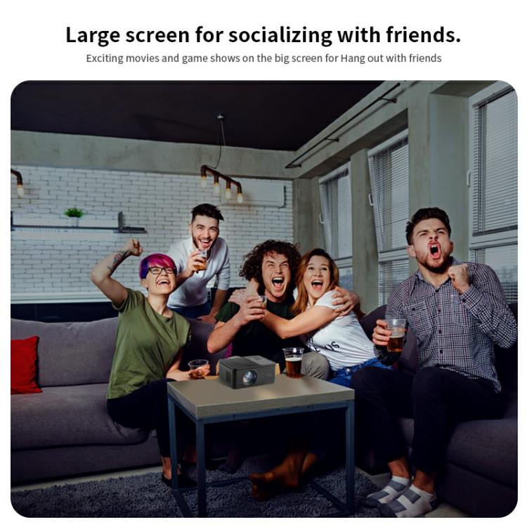 AUN A32 1280x720P 200ANSI D3100 CPU WIFI Display Smart Projector