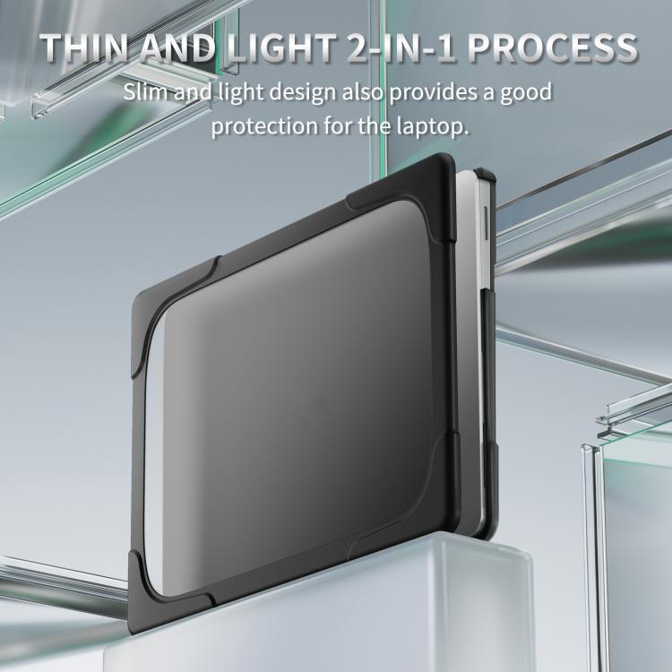 TPU + PC Two-color Anti-fall Laptop Protective Case, For Microsoft Surface Laptop 7 13.8 inch