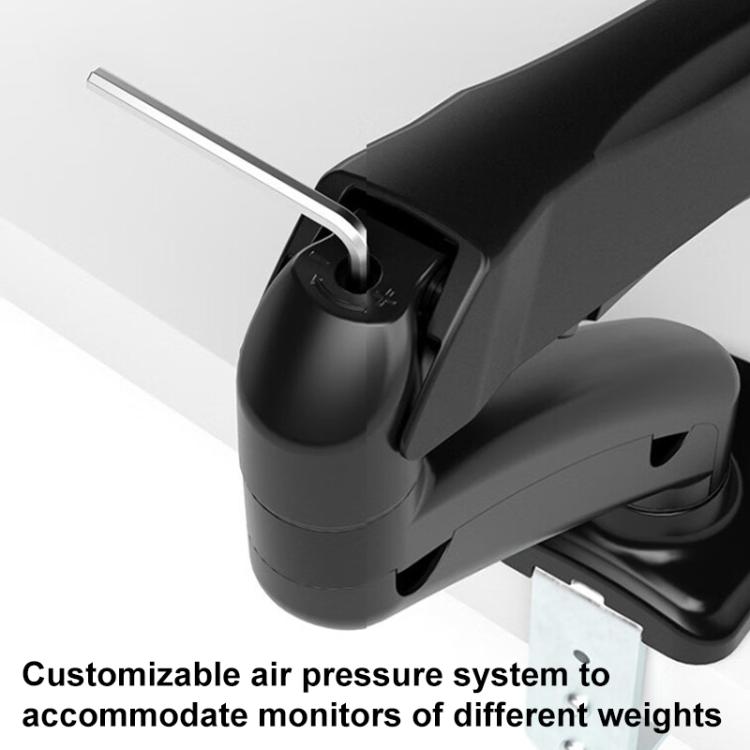 Lenovo Thinkplus ZJA1 Clip-on Desktop Dual-Arm Monitor Holder