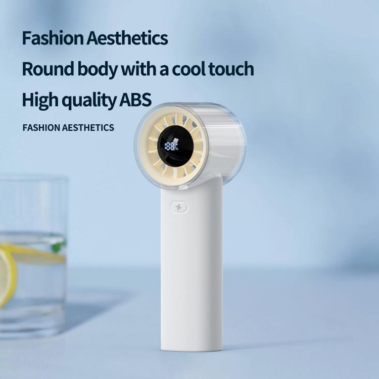 HX-F369 LED Digital Display High Speed Handheld Fan