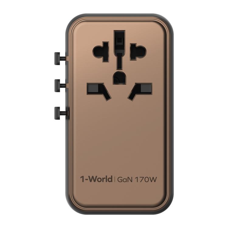 MOMAX UA17 1-World PD170W GaN Global Travel Fast Charging Socket
