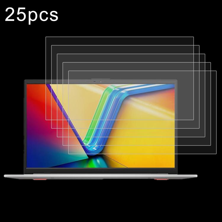 25pcs 9H 0.3mm Explosion-proof Tempered Glass Film, For ASUS Vivobook Go 14 / E1404FA 14, For ASUS Zenbook 14 OLED / UX3405MA 14, For ASUS TUF Gaming A15 FA507NVR 15.6, For ASUS Vivobook 15 M1502YA 15.6, For ASUS Vivobook Go 15 E1504FA 15.6            ...