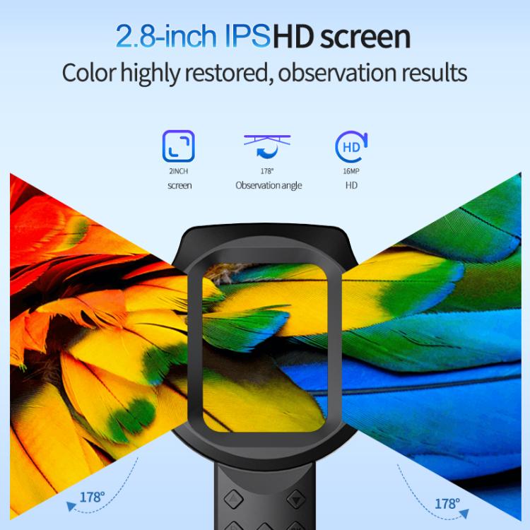 2.8 inch IPS Screen Industrial Handheld Digital Microscope