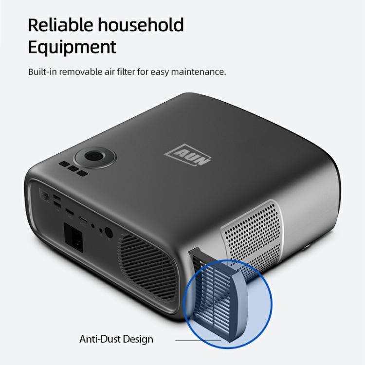 AUN AKEY9S 1080P 1000ANSI Autofocus WIFI Display Smart Projector, US Plug, UK Plug, AU Plug, EU Plug