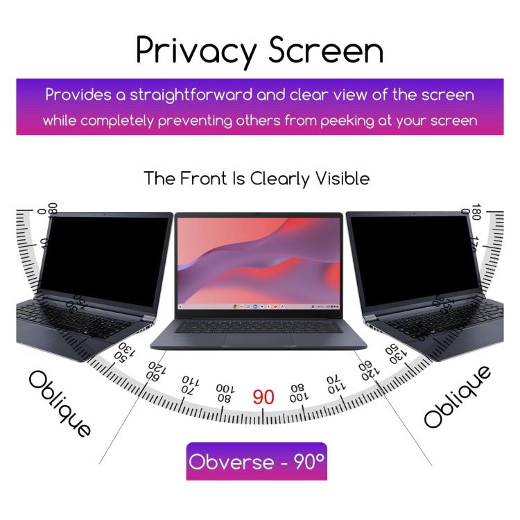 2pcs 9H Anti-peeping Explosion-proof Tempered Glass Film, For ASUS Chromebook CX1405CKA 14