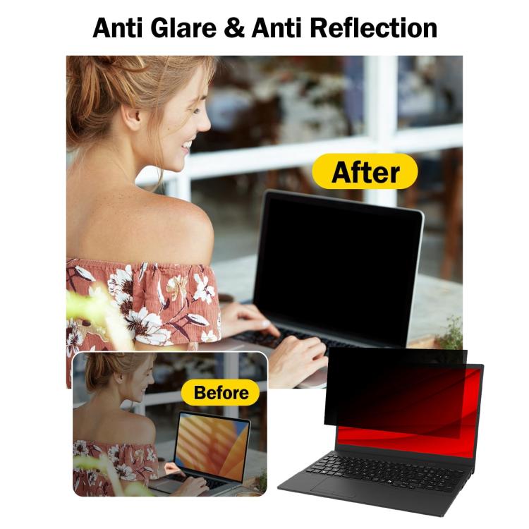 9H Anti-peeping Explosion-proof Tempered Glass Film, For Fujitsu FMV Lite WA1 15.6