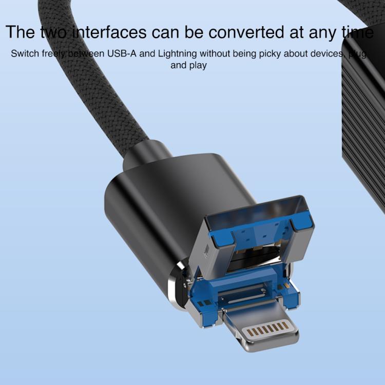 USB / 8 Pin to Type-C RJ45 USB-A HUB Expand Converter