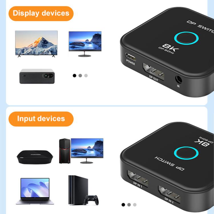 FJGEAR FJ-8K201DP 8K 60Hz DP One-way Switch