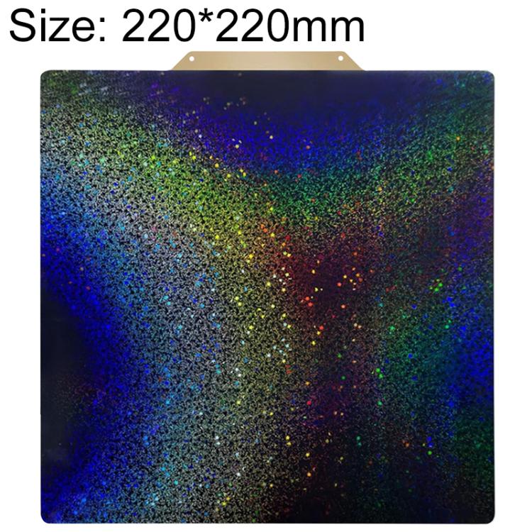 PEI Coating Smooth Starry PET Film Double-Sided 3D Printing Build Plate, 220x220mm, 257x257mm, 300x300mm, 310x310mm, 355x355mm, 377x370mm