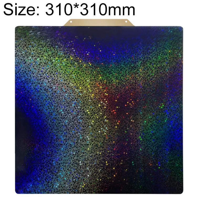 PEI Coating Smooth Starry PET Film Double-Sided 3D Printing Build Plate, 220x220mm, 257x257mm, 300x300mm, 310x310mm, 355x355mm, 377x370mm