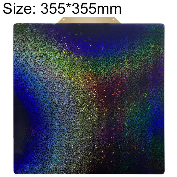 PEI Coating Smooth Starry PET Film Double-Sided 3D Printing Build Plate, 220x220mm, 257x257mm, 300x300mm, 310x310mm, 355x355mm, 377x370mm
