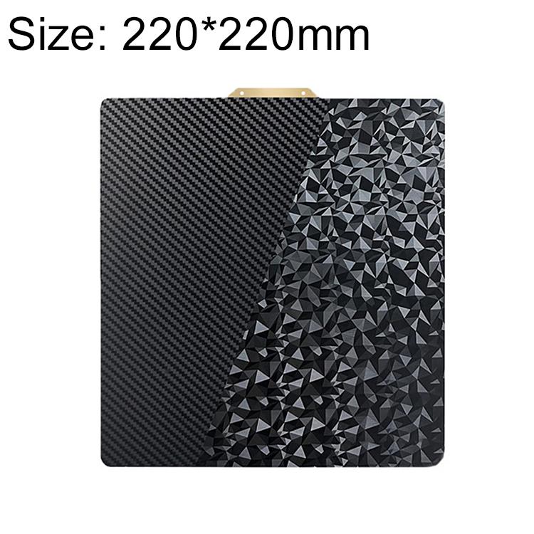 PET Carbon Fiber PEO Diamond Film Double-Sided 3D Printer Build Plate