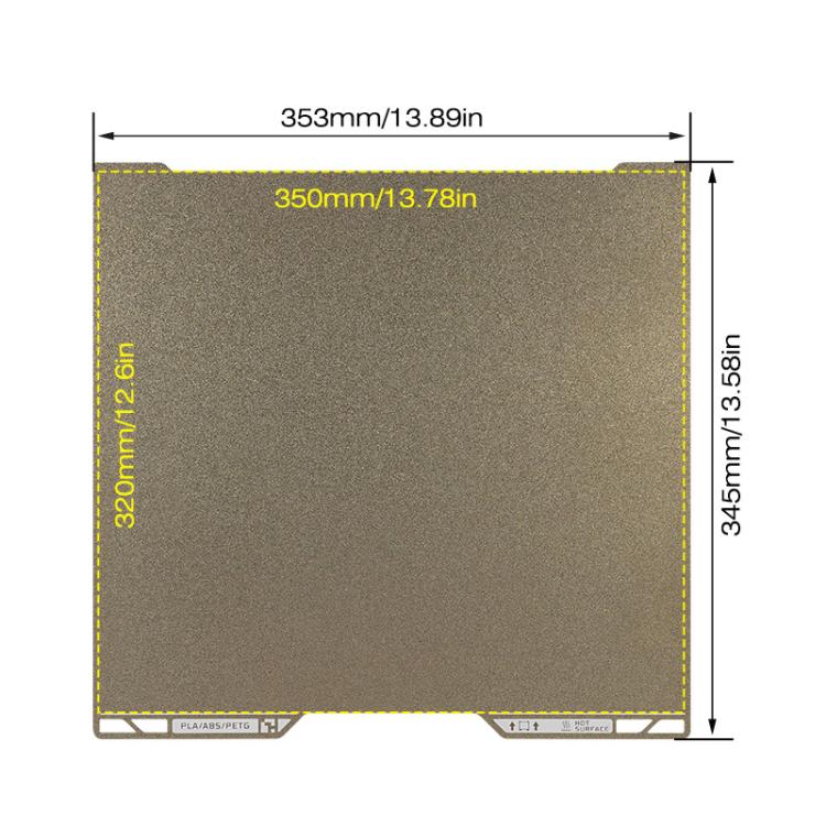 3D Printer Build Plate Spring Steel Sheet For Bambu Lab H2D