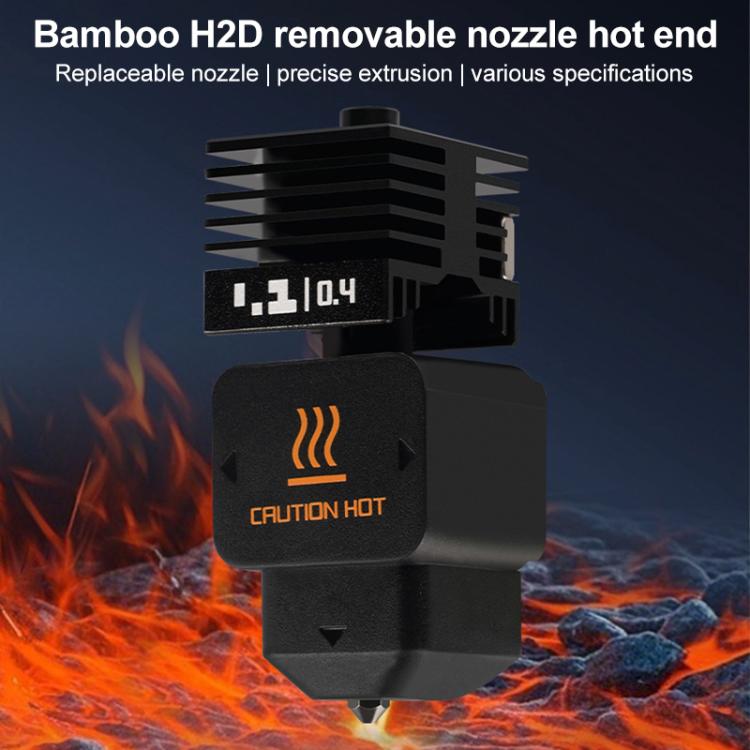 3D Printer Removable Nozzle Hot End For Bambu Lab H2D