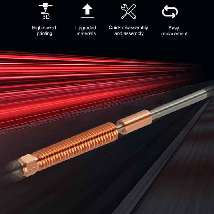 0.4mm Removable Steel Nozzle 3D Printer Part