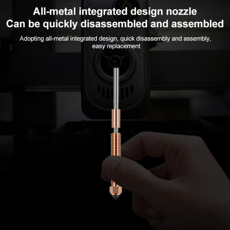 0.4mm Removable Steel Nozzle 3D Printer Part