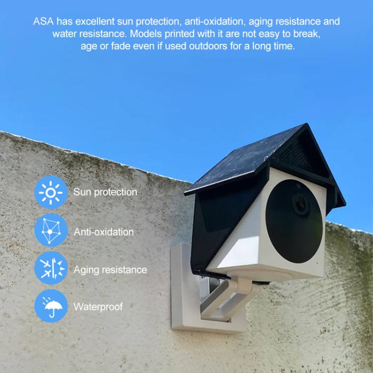 ASA Filament Carbon Fiber 1.75mm / 1kg for 3D Printer