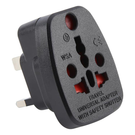 WSA-7 UK Plug Global Travel Universal Adapter with Safety Shutter