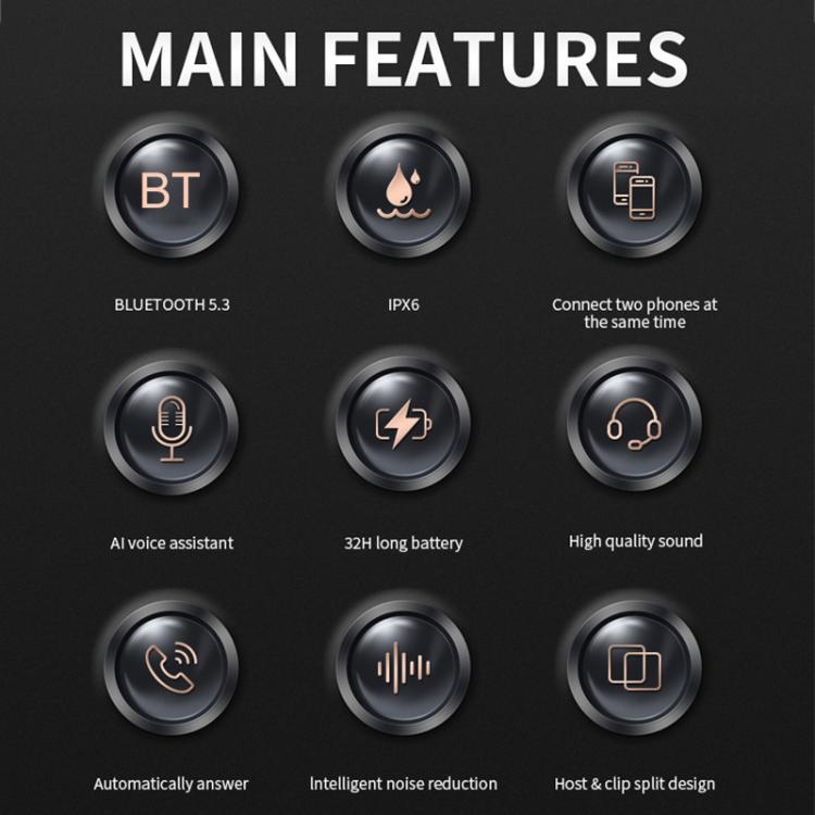 SOMAN Motorcycle Helmet Bluetooth Headset Stereo Voice Microphone, M6-Hard Mic, M6-Soft Mic