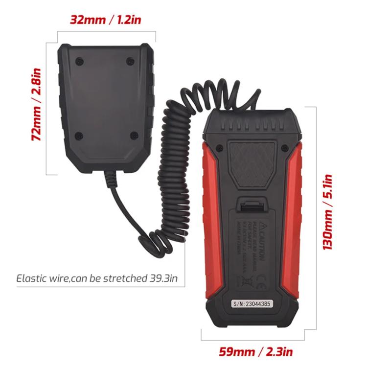 TRSI TA630B Separable Digital Lux Meter Light Brightness Measuring
