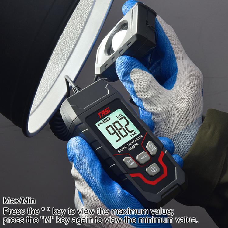 TRSI TA637A Separable Digital Lux Meter Light Brightness Measuring