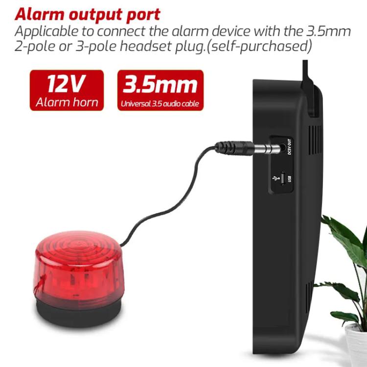 TRSI TA654B Large Screen Wall-mounted Noise Meter Decibel Detector Device, TA654B