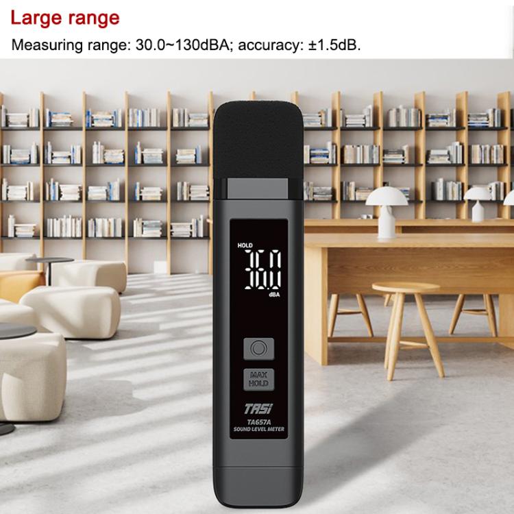 TRSI TA657A Rechargeable Noise Meter Decibel Detector Device