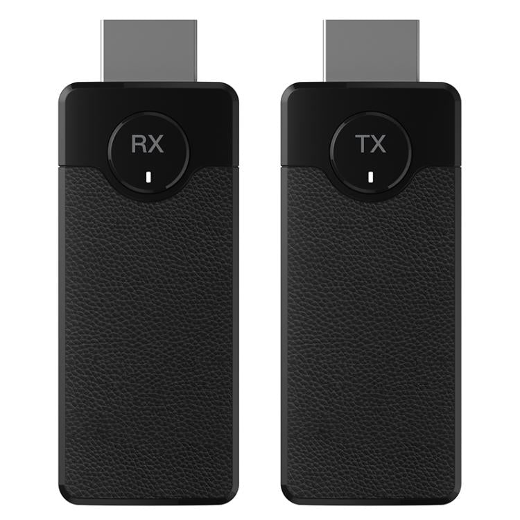 Q50 Leather Texture Wireless HDMI Video Transmitter and Receiver Extender Adapter