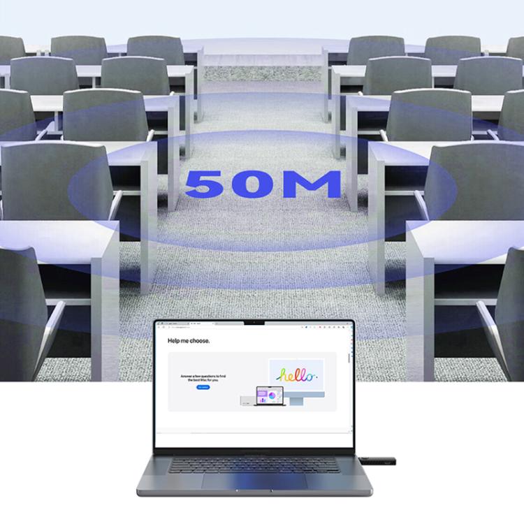 Q50 Vertical Texture Wireless HDMI Video Transmitter and Receiver Extender Adapter