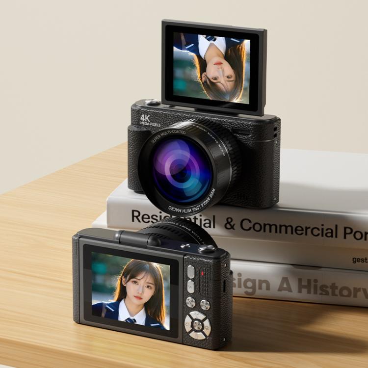 V5 64MP Retro Digital Camera 4K Recording 180 Flip Screen