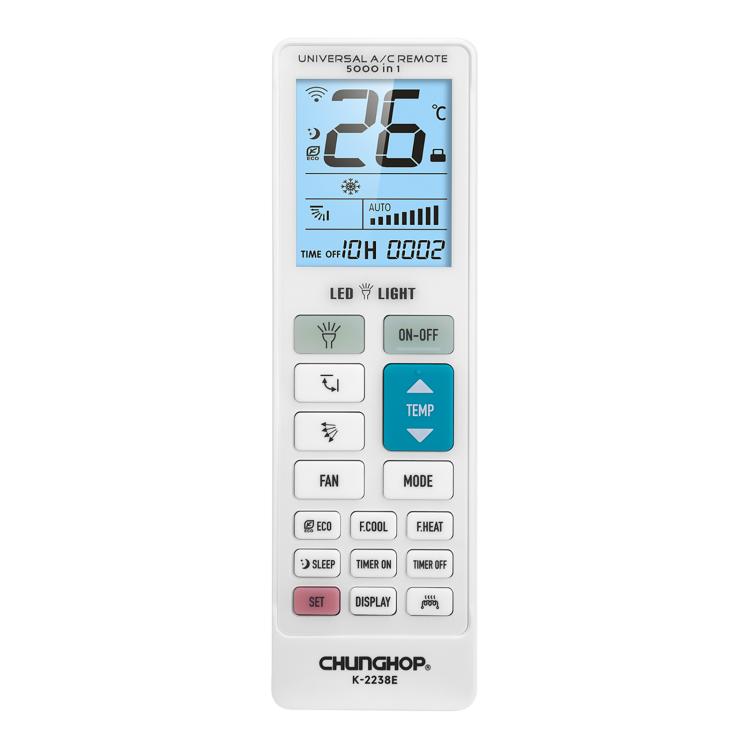 CHUNGHOP K-2238E Universal Air Conditioner Remote Control with Learning Function