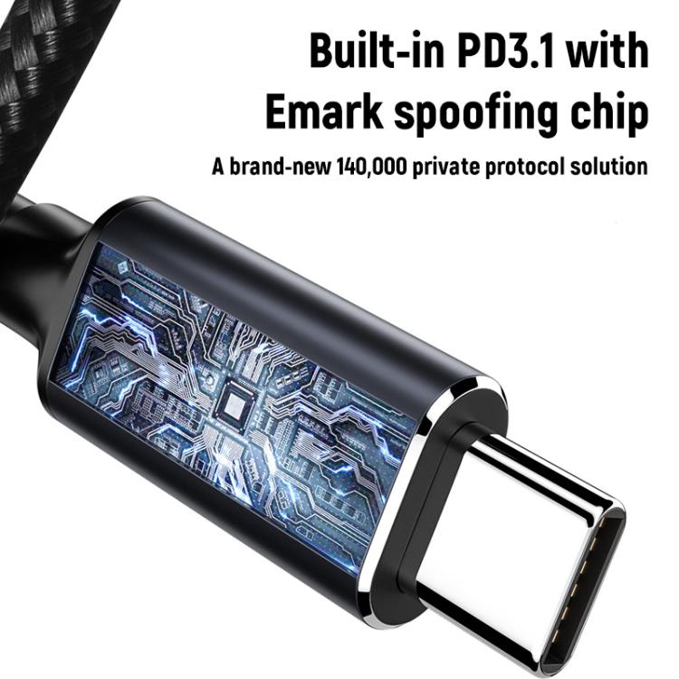 1.8m 140W Type-C to DC Laptop Charging Cable