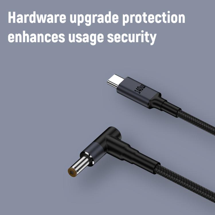 1.8m 140W Type-C to DC Laptop Charging Cable