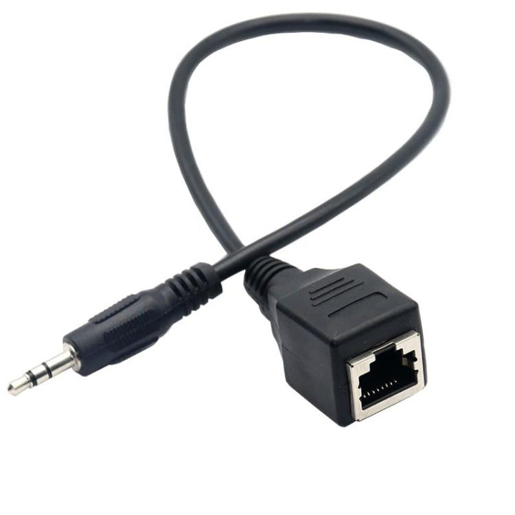3.5mm Male to RJ45 Female Network Port Touch Screen Adapter Cable for Thunderstone