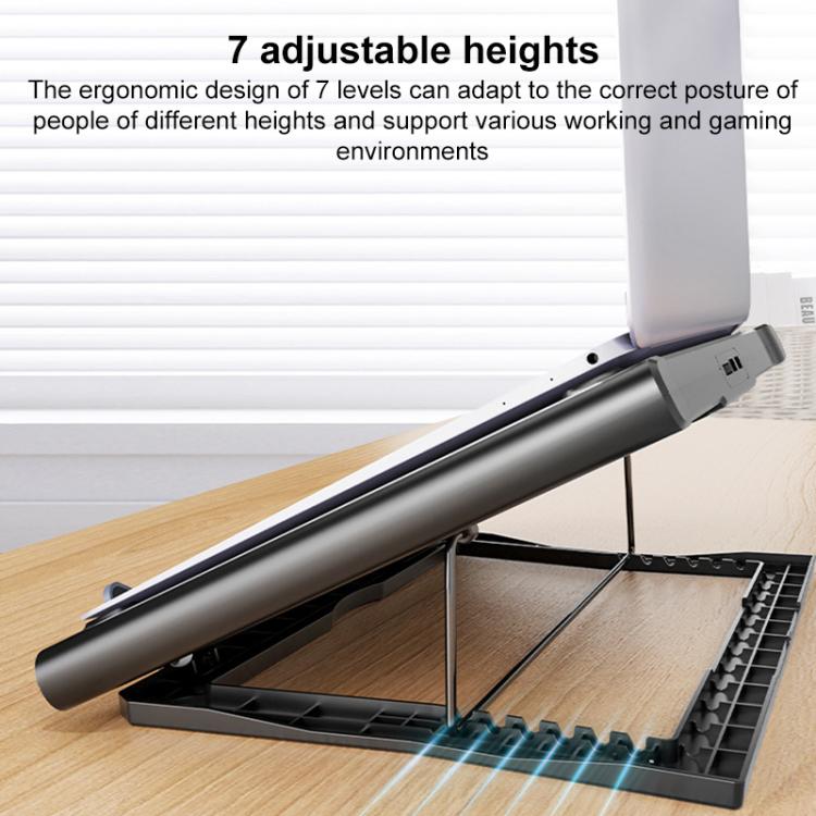 NUOXI C400 6-Speed Adjustable Dual-Core Large Fan Laptop Cooler