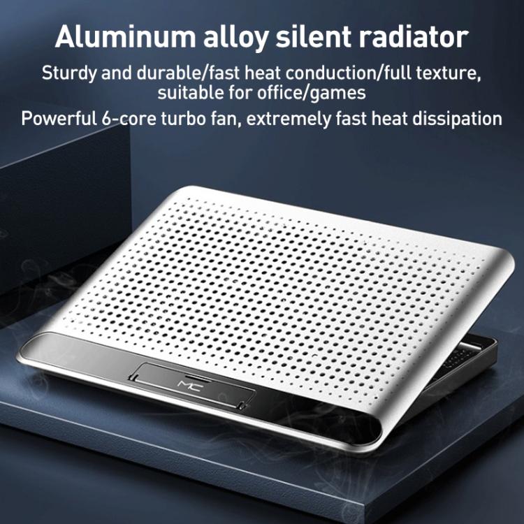 NUOXI Q5A 6-Speed Adjustable 6-Core Large Fan Cooling Pad