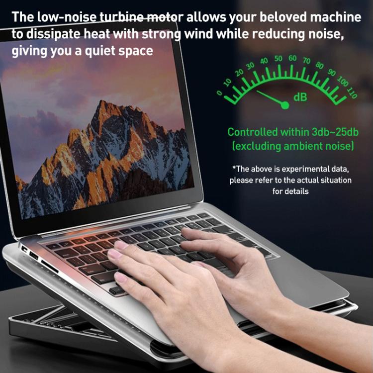 NUOXI Q5A 6-Speed Adjustable 6-Core Large Fan Cooling Pad