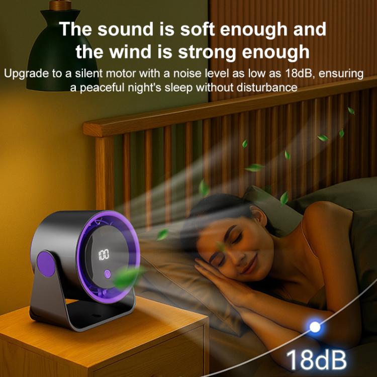 FS-22 Digital Display 100-speed Desktop Air Circulation Electric Fan