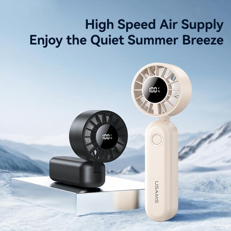 USAMS ZB352 Digital Display Folding Handheld Mini Fan