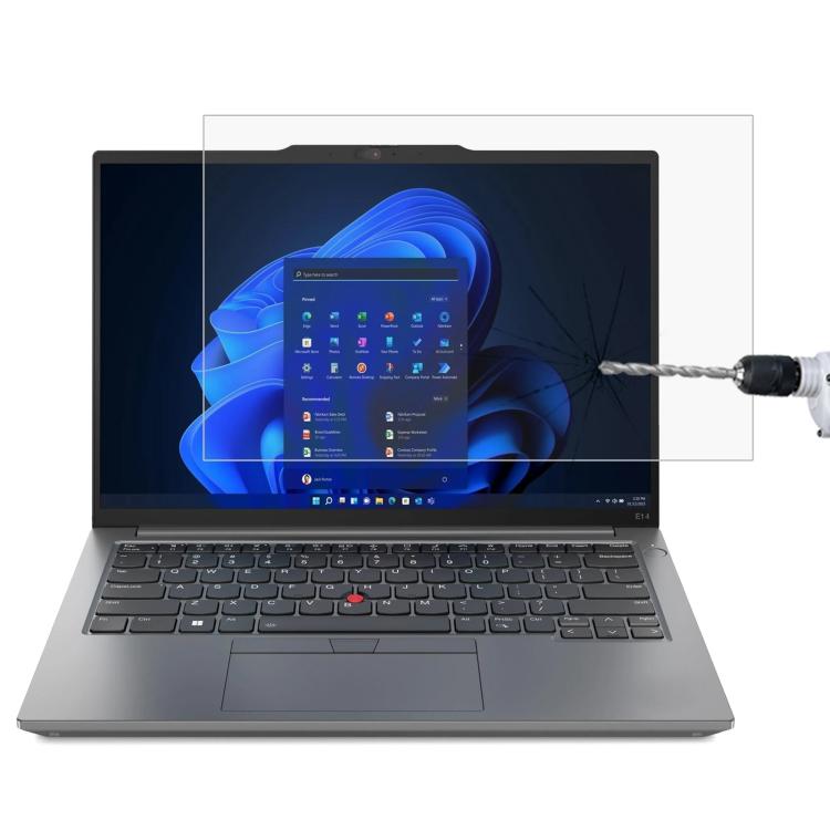 Laptop Screen HD Tempered Glass Protective Film, For ThinkPad E14 Gen 5 / E14 2024 / 2023