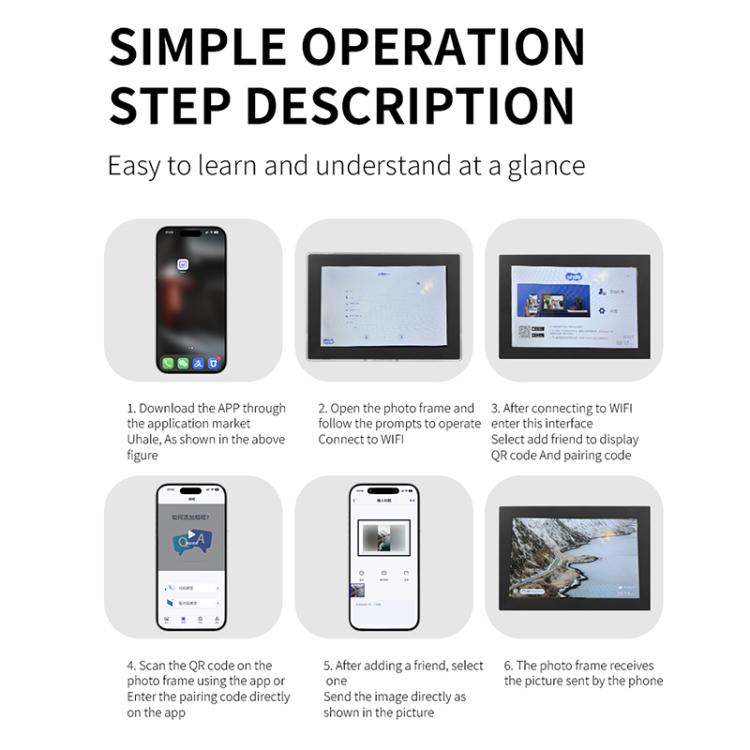 10 inch IPS HD Screen Smart WiFi Advertising Machine, US Plug, EU Plug, UK Plug, AU Plug