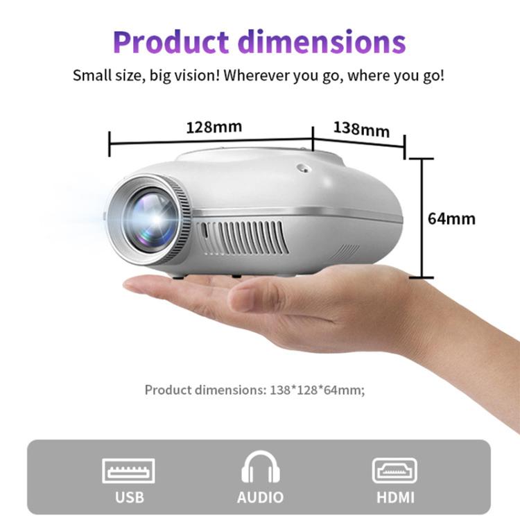 Cheerlux C1 Android Version 1280x720P 100ANSI Bluetooth 5.1 Smart Projector