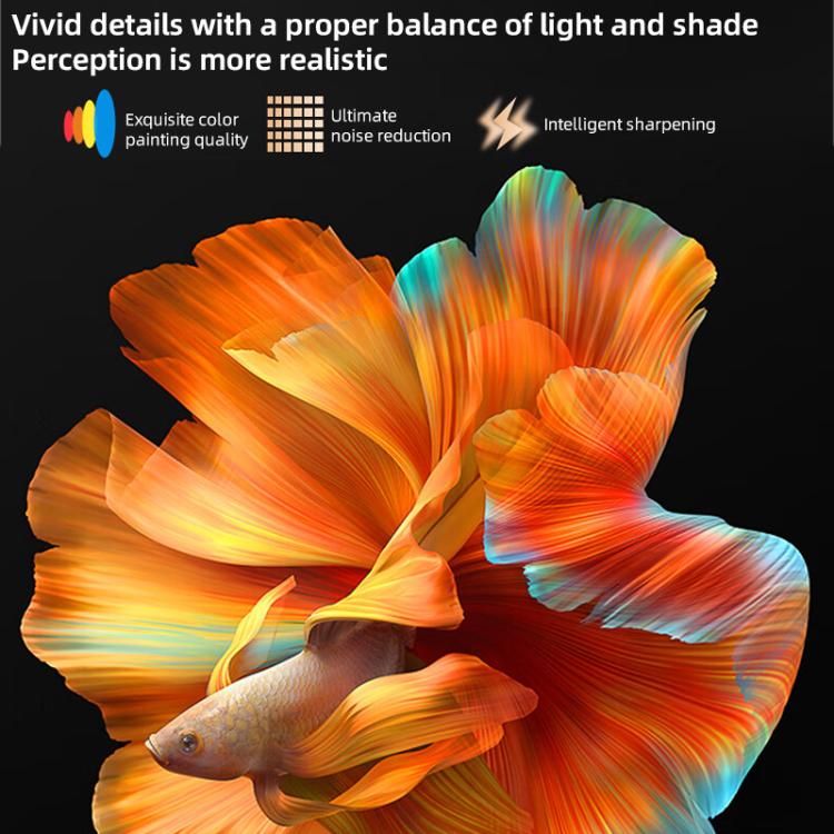 Cheerlux C58A1 Whale OS Version 1920x1080P 650ANSI Smart Projector, with Front Display