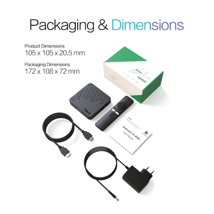 Tanix TX7 8K UHD Android 14 Smart TV Box with Remote Control, Allwinner H728 Octa-Core, 2GB+16GB, 4GB+32GB