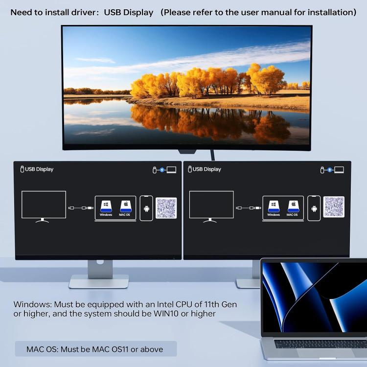 KCEVE KC-KVM203TCC USB 3.2 Dual Monitor 4K 60Hz KVM Switch